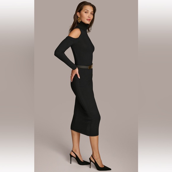 Donna Karan New York
Women's Cold-Shoulder Mock-Neck Dress - Picture 3 of 4